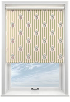 Petal & Block Bolli Stripe, Neem - Roller Blind